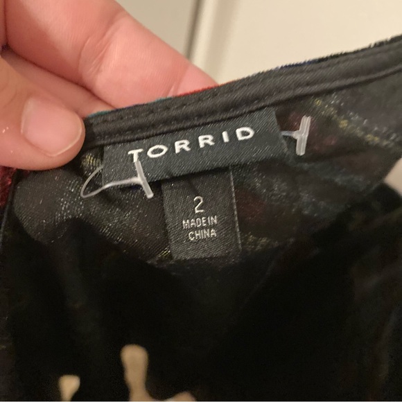 Torrid Sophie Velvet Swing Cami - Picture 7 of 9